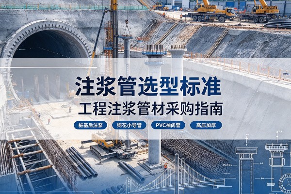 大洼注浆管选型标准
