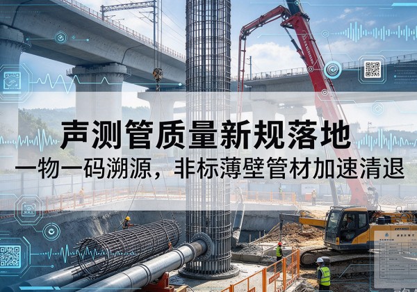 大洼声测管质量新规落地，一物一码溯源，非标薄壁管材加速清退